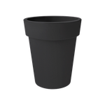 green basics top planter high 35cm living black